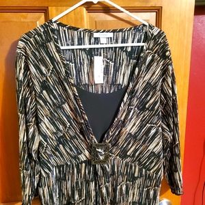 New women's Dress Barn 2 XL dressy blouse